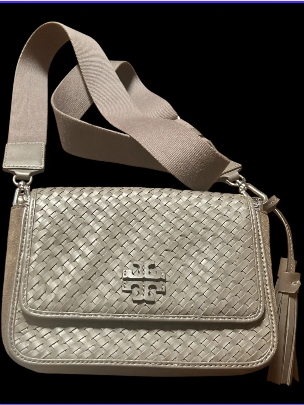 Tory Burch sleek taupe